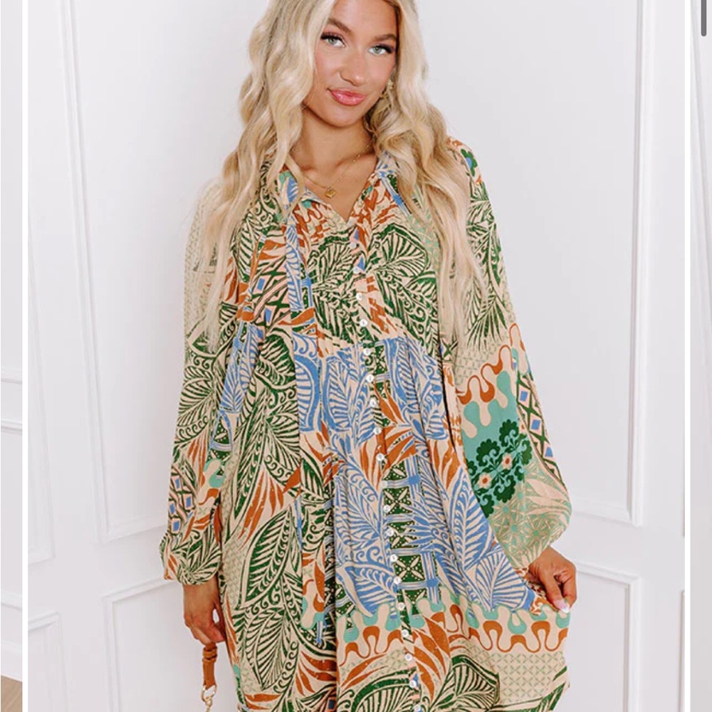 Paradise palms swing dress from Shop Impressions M